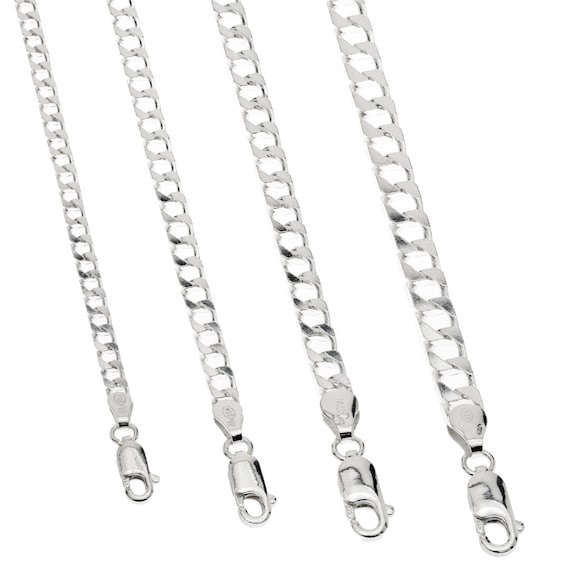 Bevelled Diamond Cut Curb Chain Bevelled Diamond Cut Curb Chain