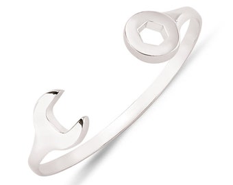 Pulsera con llave dinamométrica para niños en plata de ley, caja de regalo