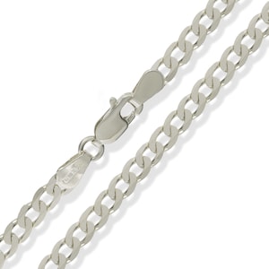 Gift Boxed 20/" Details about / Sterling Silver Fine Curb Chain Pendant Necklace Chain 16/"