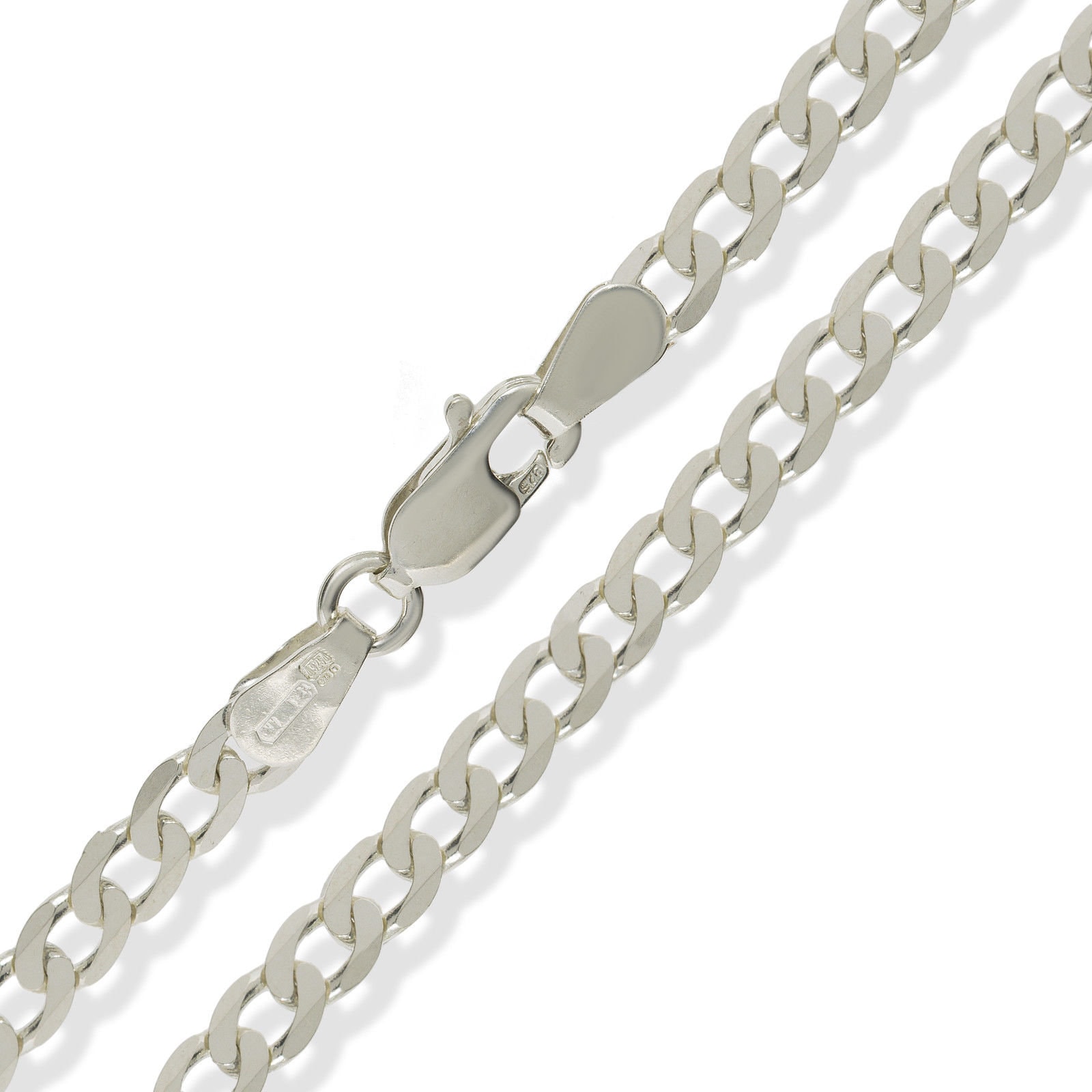 Sterling Silver Curb Chain 16 18 20 22 