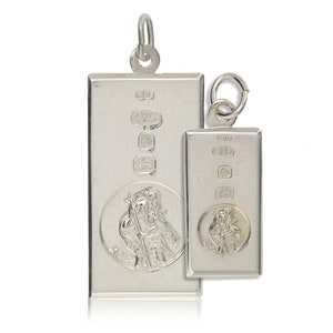 st christopher dog tag