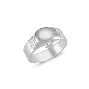 Sterling Silver Boxing Glove Ring Gift Box