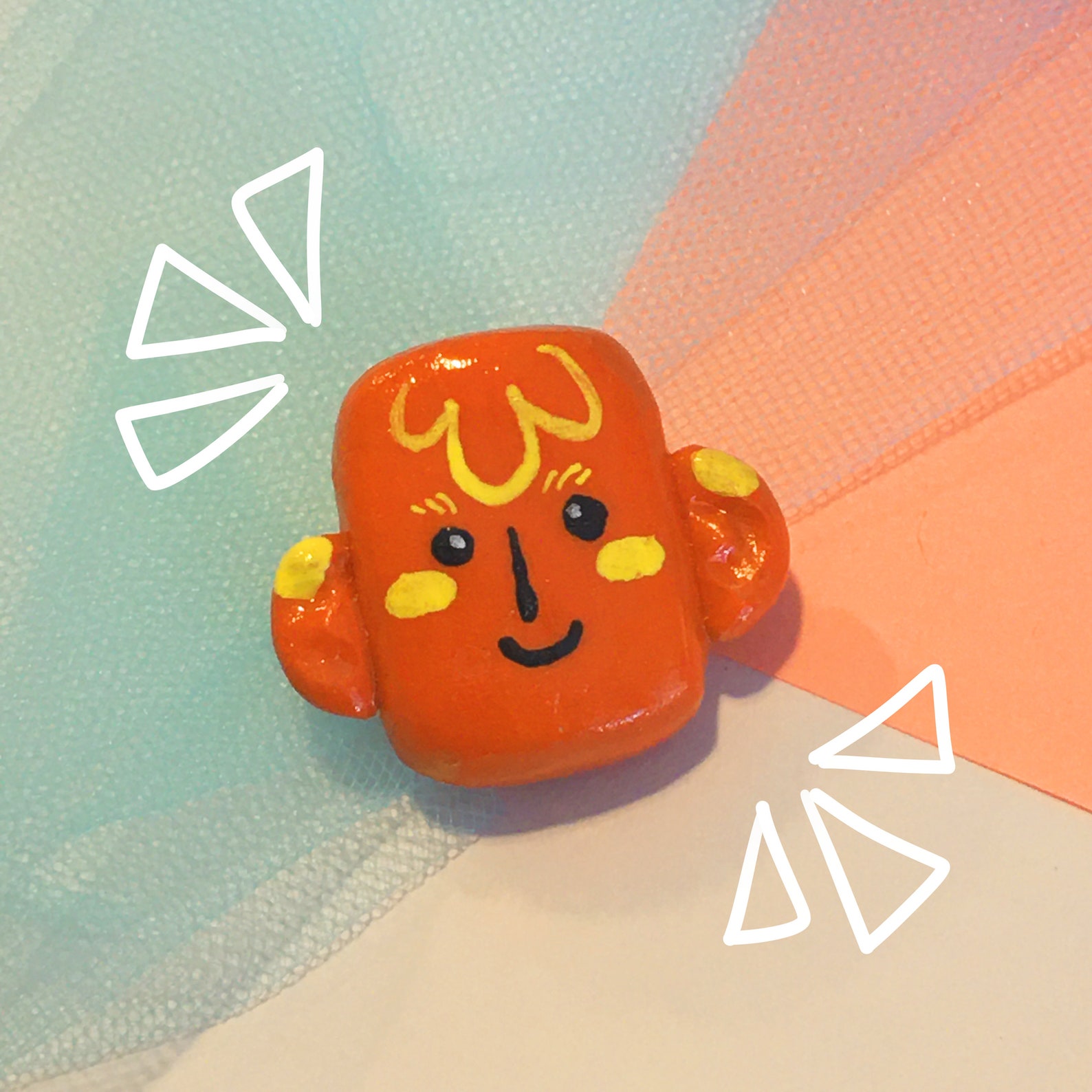 Handmade Polymer Clay Pins Etsy