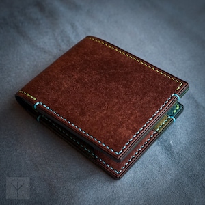 Classic bifold wallet 'Forest'- Tobacco (Scottish Landscapes Collection)