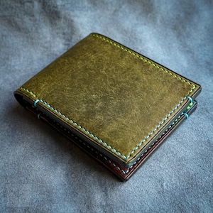 Classic bifold wallet 'Forest'- Oliva (Scottish Landscapes Collection)