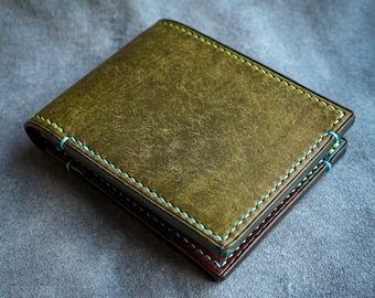 Classic bifold wallet 'Forest'- Oliva (Scottish Landscapes Collection)