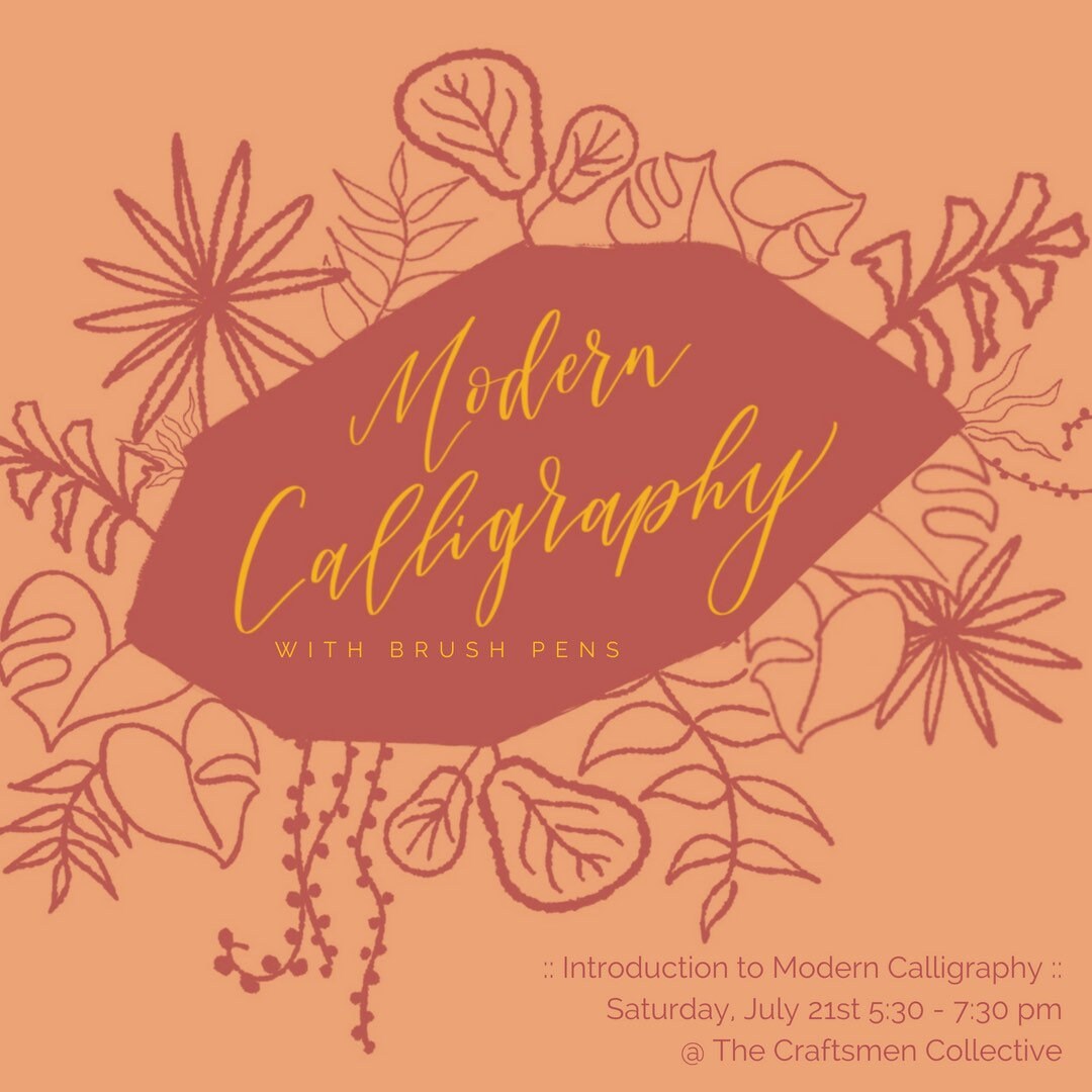 Introduction To Modern Calligraphy With Brush Pens Etsy Introduction To Modern Calligraphy With Brush Pens Etsy
