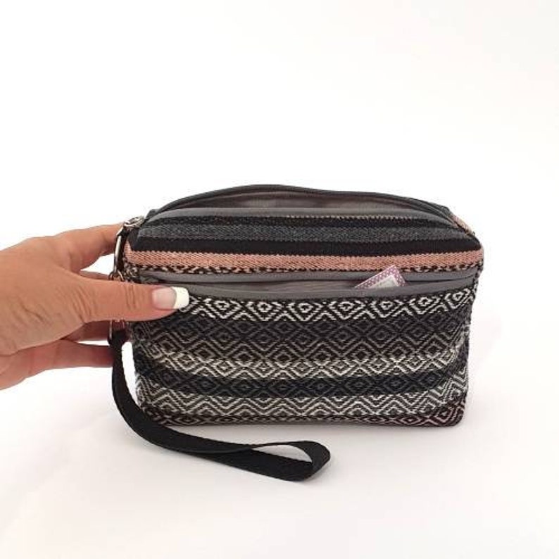 Wristlet pouch Small zipper pouch Small zipper wallet phone pouch