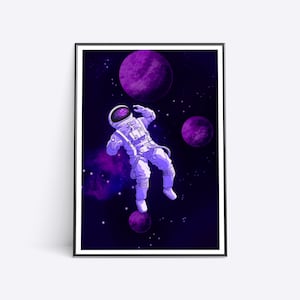 NASA Wall Decor, Space Art, Universe Modern Art, Astronomy Poster, Planet Artwork, Contemporary Art, Astronaut Wall Art, Galaxy Art Print