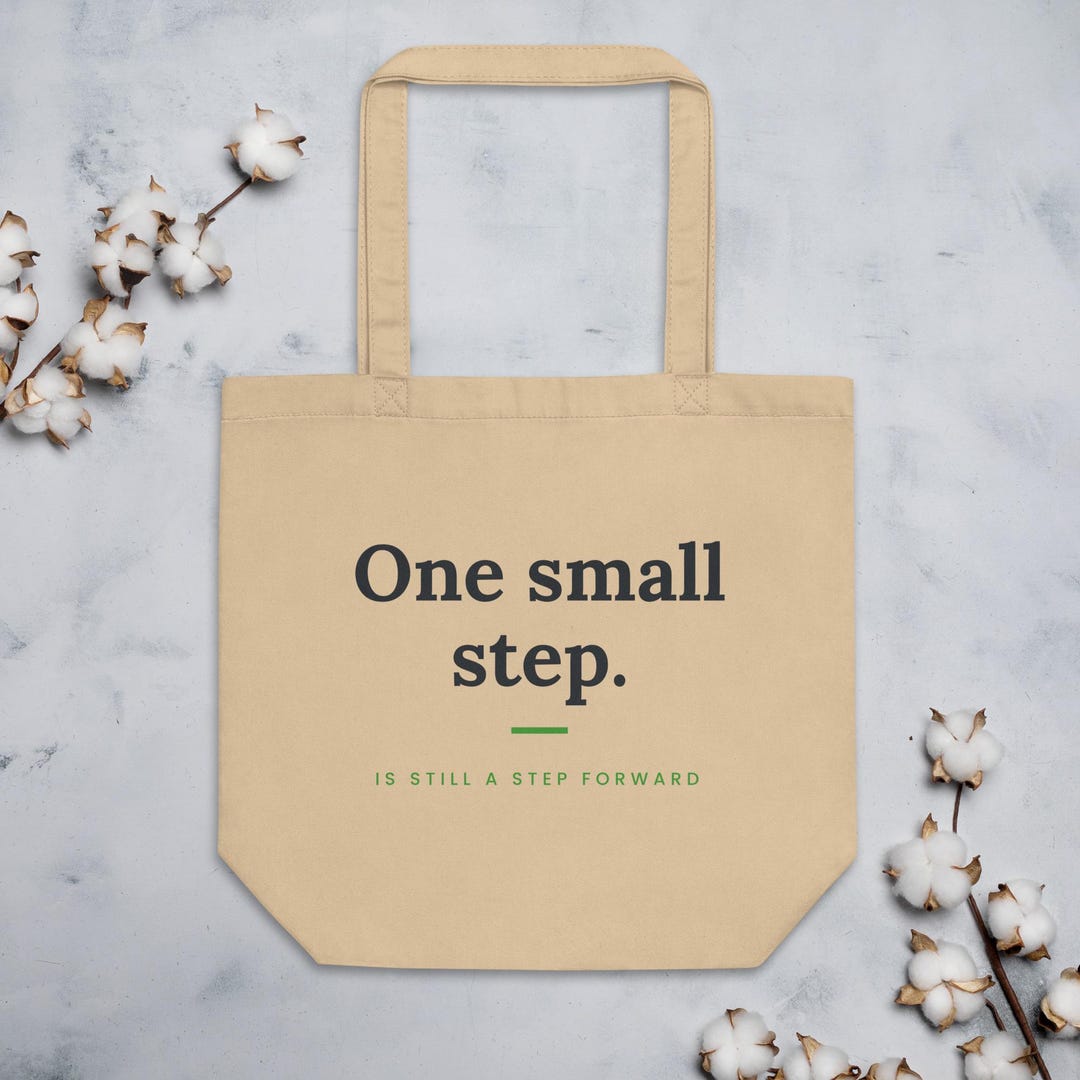 One Small Step tote by More-Self