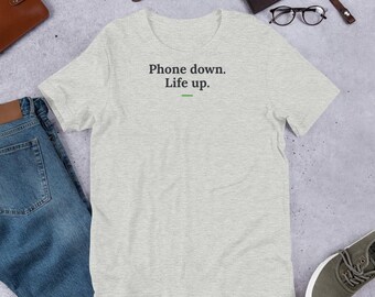 T-shirt med mindfulness-motiv, mindfulness-tröja, mindfulness-gåva