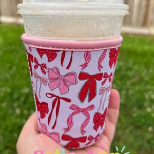 Iced coffee sleeve-cold cup sleeve- cute coffee sleeve