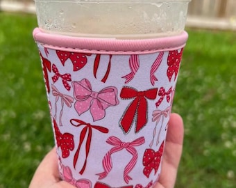 Iced coffee sleeve-cold cup sleeve- cute coffee sleeve