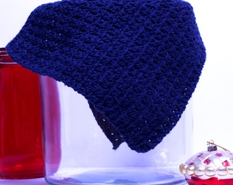 Dark Blue Washcloth