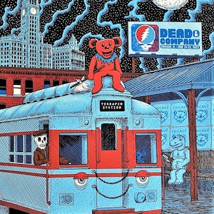 Grateful Dead Poster Poster 13&quot; x 19&quot;