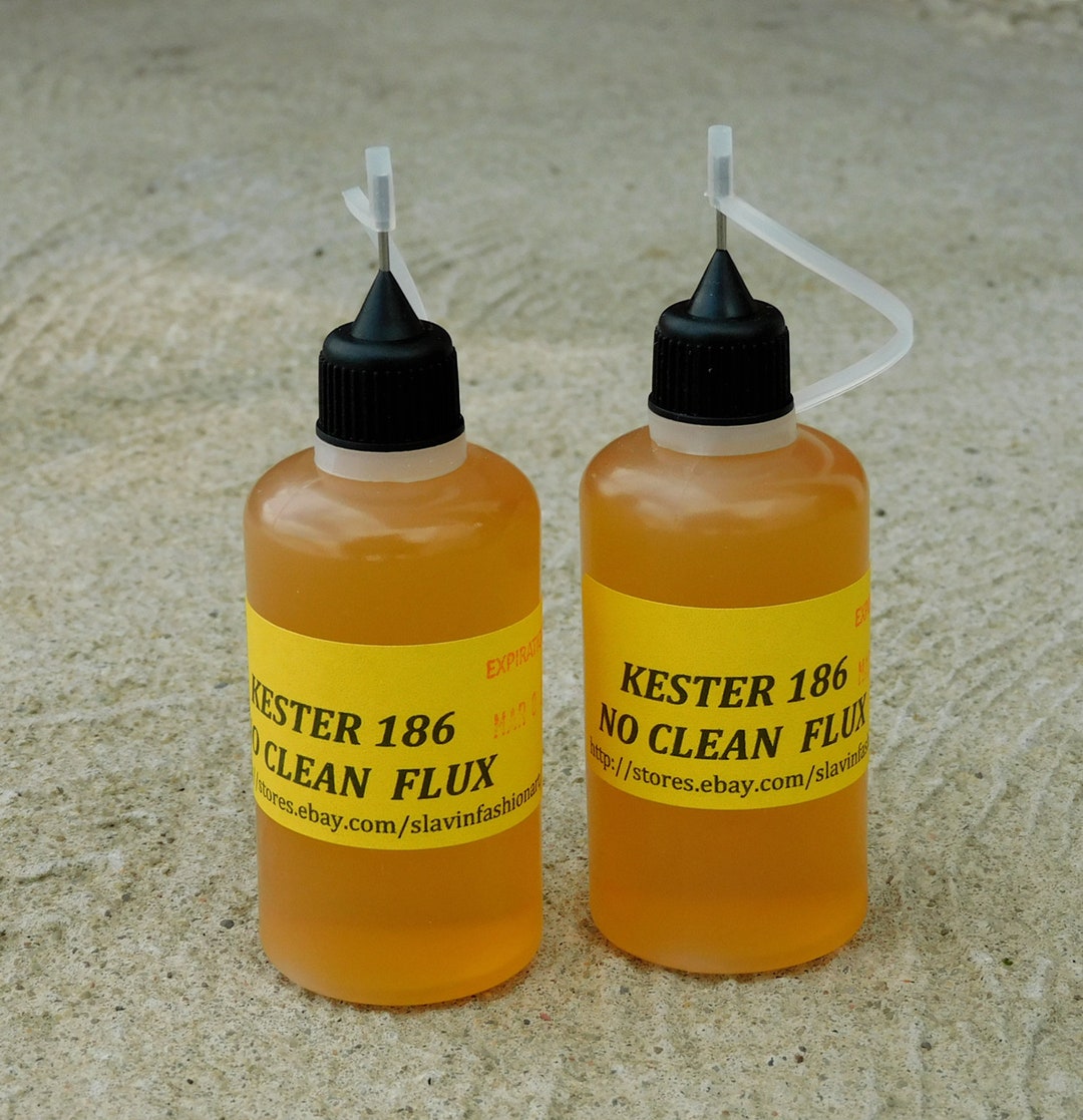 2 Bottles X 50 Ml. Kester 186 Soldering Solder Liquid Flux Reflow NO