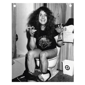 OZZY OSBOURNE Bathroom Toilet Metal Aluminum Sign 8&quot;x10&quot;