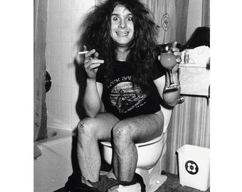 OZZY OSBOURNE Bathroom Toilet Metal Aluminum Sign 8"x10"