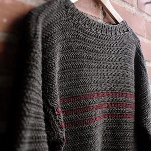 Levi Sweater - Crochet Pattern (Adult) Mens