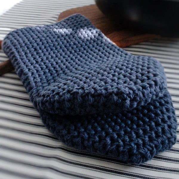 Gant JOHN'S (gant pour grillades / mitaines de four) - Patron au crochet