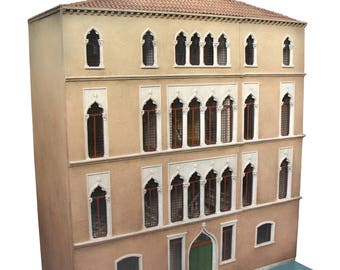 Venetian Palazzo Miniature dolls house 1/12th scale