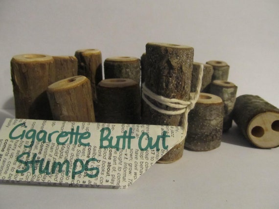 cigarette stumps CIGARETTE Butt Out Stumps, Butt Cigars Out Easily, Ashtray, Smoking  Accessories, Mini Stumps, Woodenist, FREE Shipping