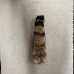 Chaveiro com cauda de lince natural