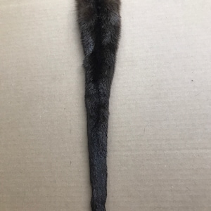 Natural River Otter tail keychain