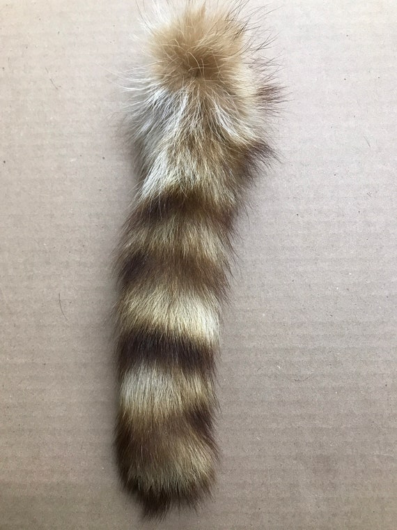 Racoon tail keychain best sale