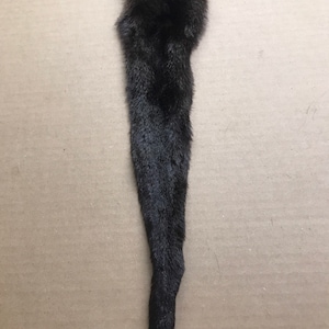 Natural River Otter tail keychain