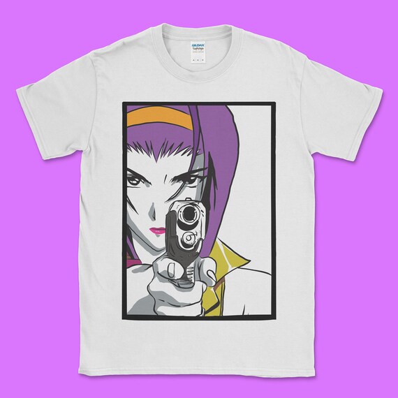 Faye From Cowboy Bebop Anime Pop Art Style Unisex Tshirt Etsy