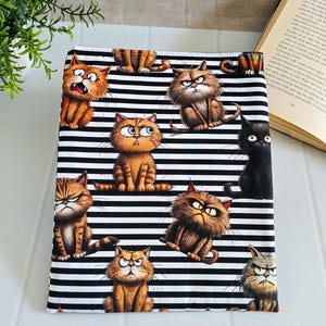 Book cover for cat fans | Book bag | Booksleeve | Book cover | Book bag | Cover for journal planner