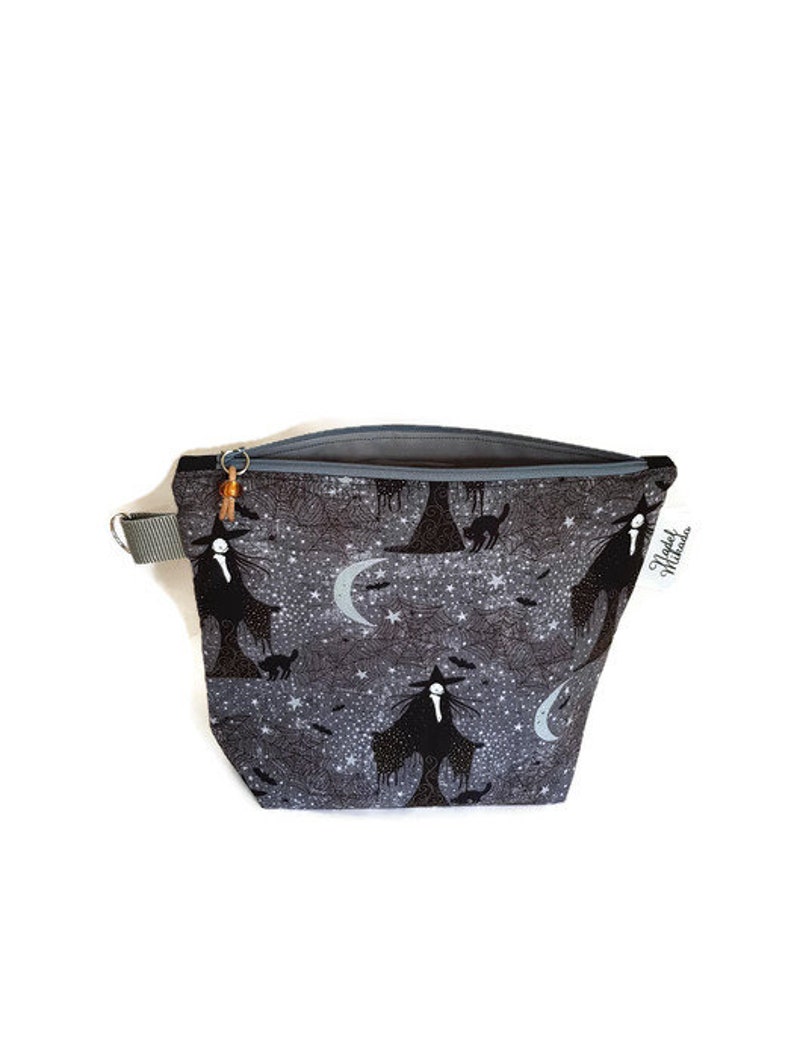 bag for knitting storage bag sock bag Project Bag size s knitting bag sock bag Craft bag Project Bag knitted bag