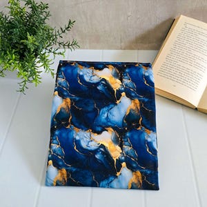 Book cover Midnight Marble | Book bag | Booksleeve | Book cover | Book bag | Cover for journal planner