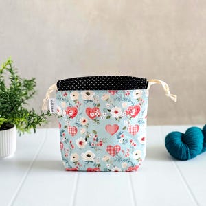 Project bag | Project pouch | Knitting bag | Bobble bag | Mini bag | Cosmetic bag | Project bag | Knitting bag | Sock bag