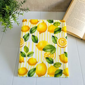 Book cover Lemon Bliss | Book bag | Booksleeve | Book cover | Book bag | Cover for journal planner