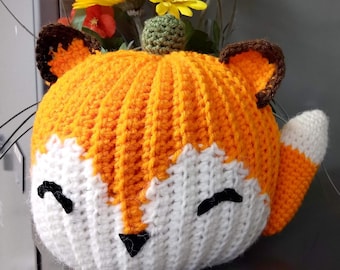 Décor animal citrouille | Oreiller en peluche pour tout-petit