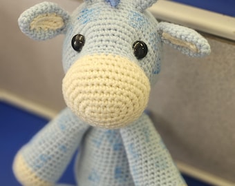 Girafe Amigurumi, décoration de chambre d'enfant faite main