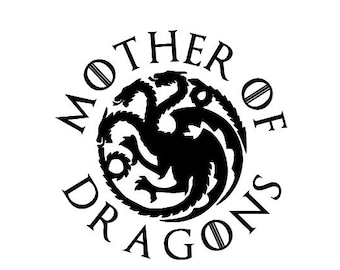 Download Game of Thrones svg Khaleesi svg Daenerys Targaryen svg | Etsy