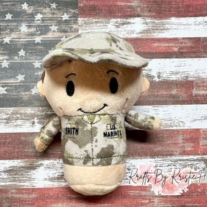 NEW! itty bitty Marines Army Air Force Navy National Guard, personalized, military doll, boot camp, deployment, military, 4th of July