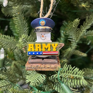 USArmy S&#39;mores Military Ornament, Military, Deployment, Basic Training, Military ornament, US Army