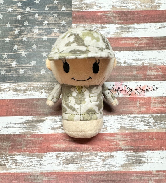 NEW Itty Bitty Air Force, Army, Marines, Navy, National Guard, Personalized  Doll, Military, Boot Camp, Camo, Deployment, Personalized Gift 