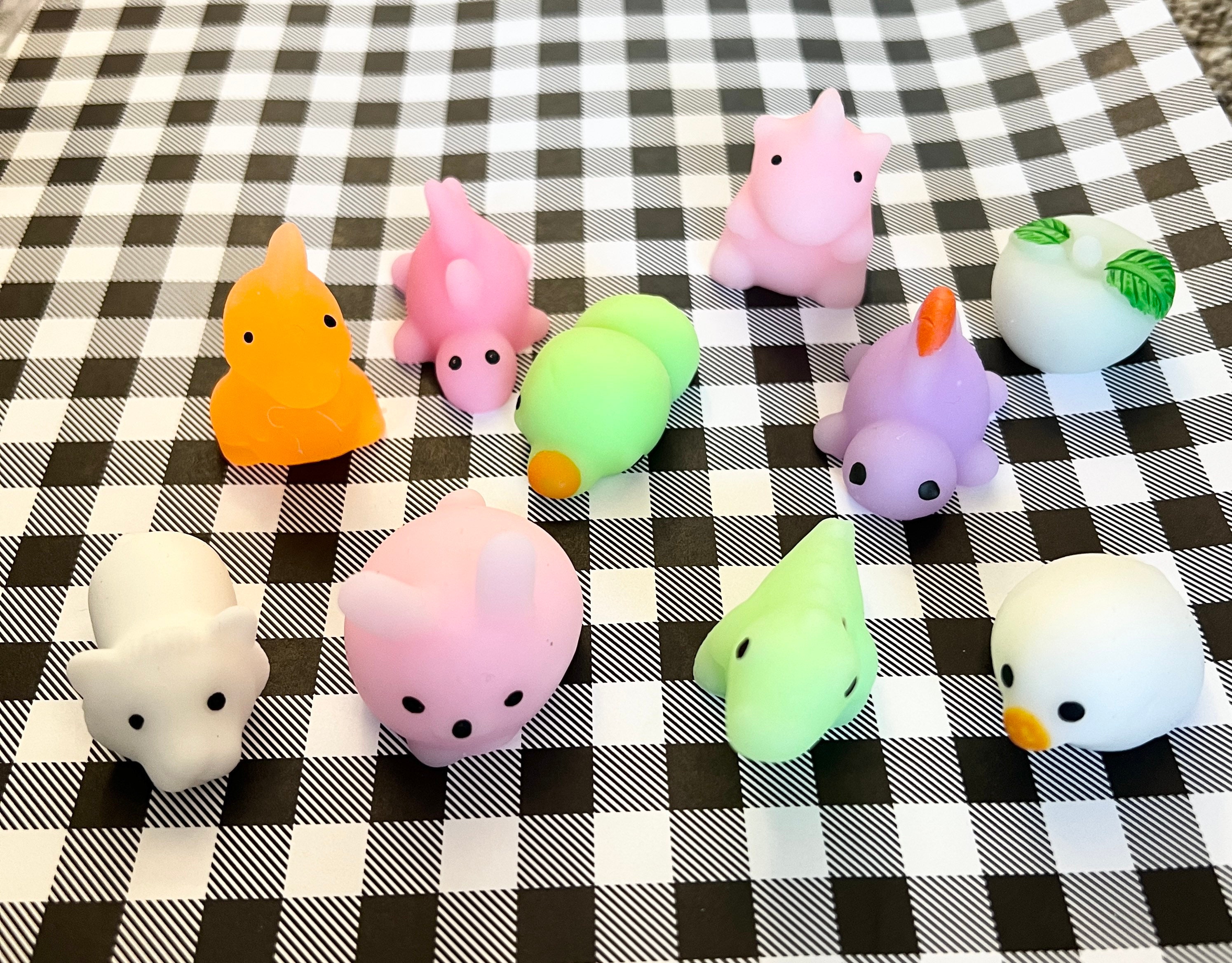 80 Jouets Mochi Squishy Mulyng - Pack Fidget Kawaii Anti-Stress Avec Boîte De Rangement, Cadeaux Anniversaire Noël Sans Doublon