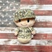 NEW! itty bitty Air Force, Army, Marines, Navy, National Guard, personalized doll, Military, Boot Camp, Camo, Deployment, personalized gifts 