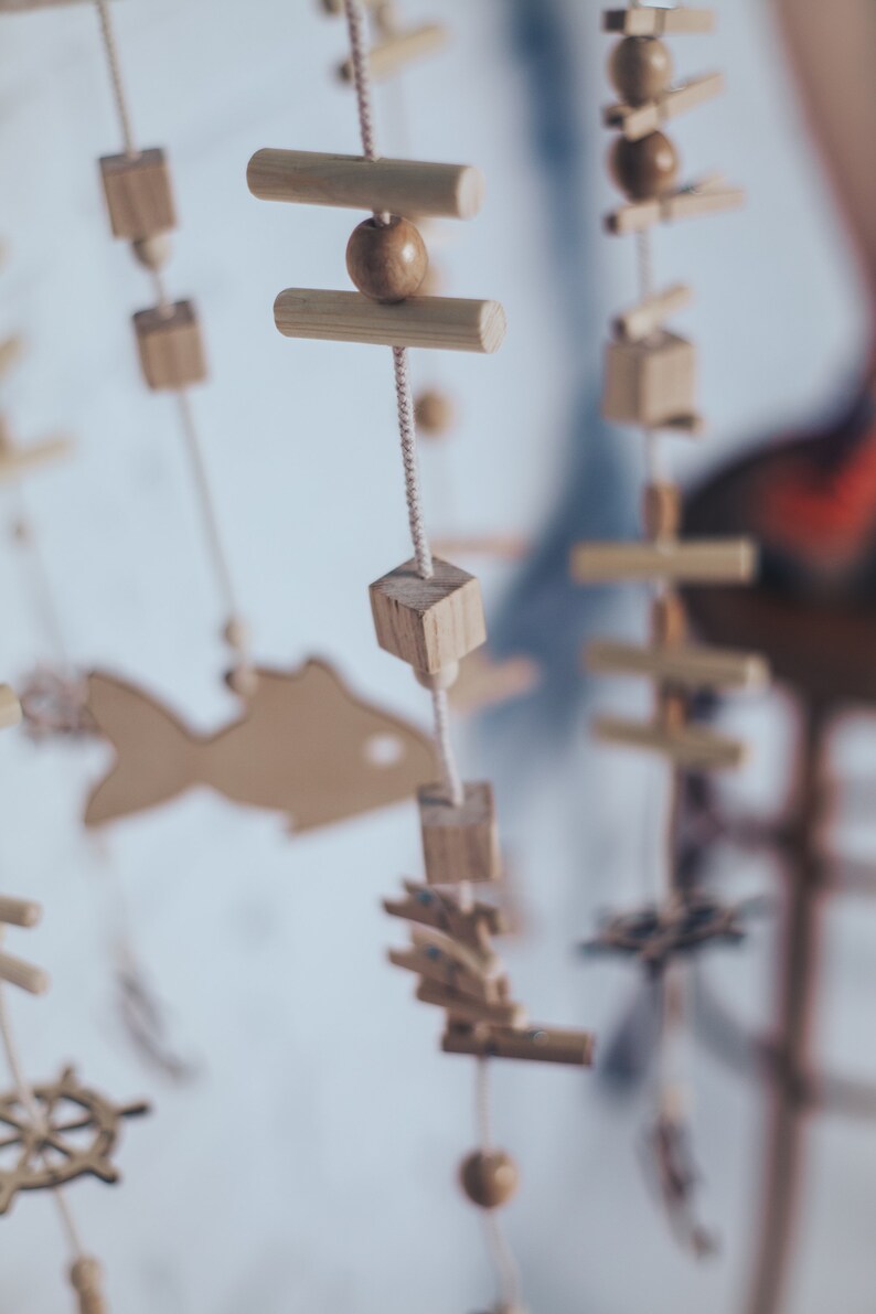 Crib Mobile Eco Friendly Baby Mobile Nursery Mobile Wood Etsy