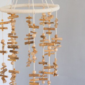 Wooden baby mobile, mobile art, baby mobile kit, wood crib mobile, montessori toys