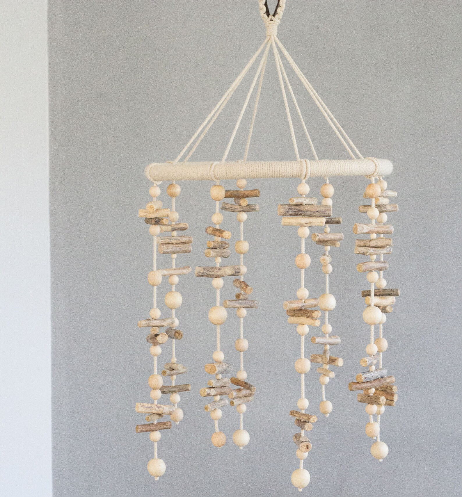 Wooden baby mobile wood crib mobile montessori mobile Etsy