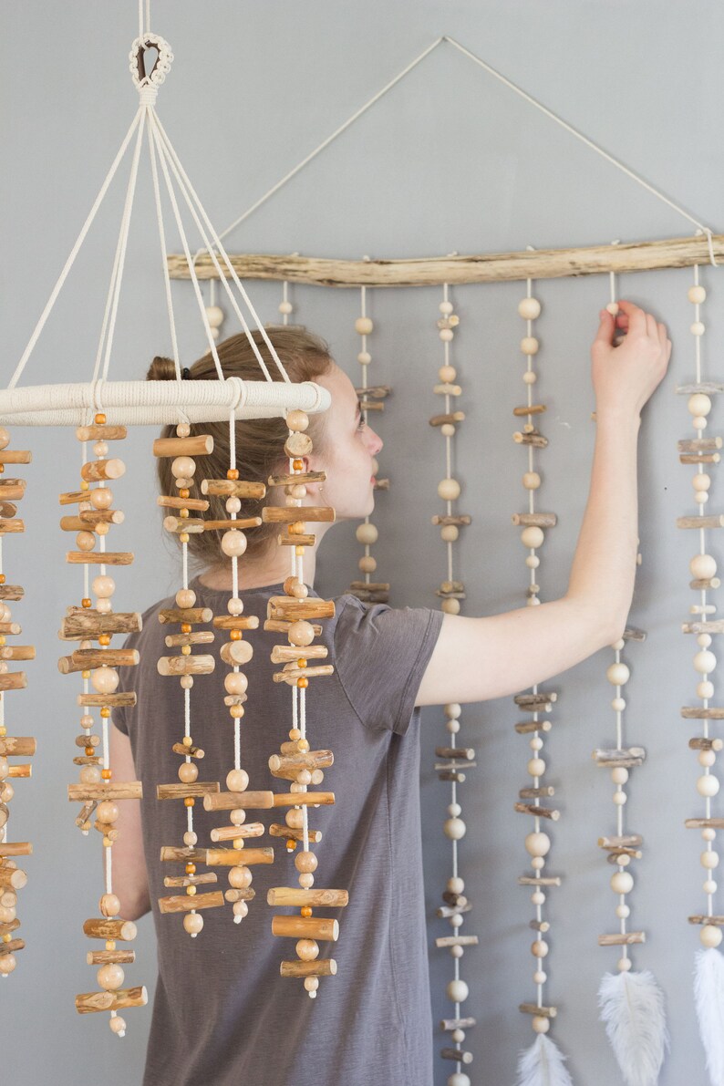 Crib Mobile Baby Mobile Nursery Mobile Eco Friendly Wood Etsy