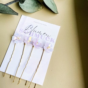 Haarnadeln/ Blumenhaarnadeln/Brautschmuck/ Haarschmuck/ Hochzeit Accessoires/Hochzeit Haarschmuck/Brautjungfer Haarschmuck/ Flieder AB