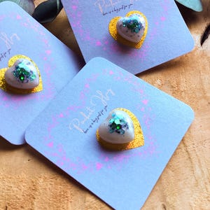 Personalized Mini Love Pocket Hug | Love | Heart | Lucky Charm | Encouragement | Small Personal Pocket Hug | Mother&#39;s Day/Green/Blue